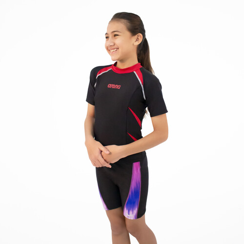 arena Junior Swim Top-AUV23381-BKRD